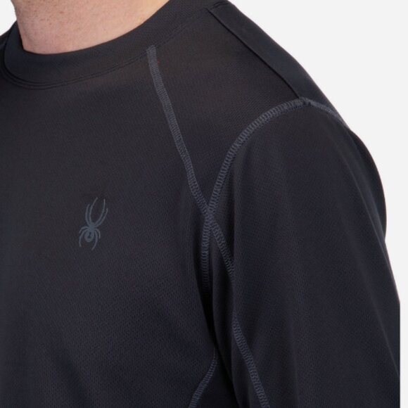 NEW SPYDER Mens Performance Baselayer Crew LARGE - Picture 3 of 5